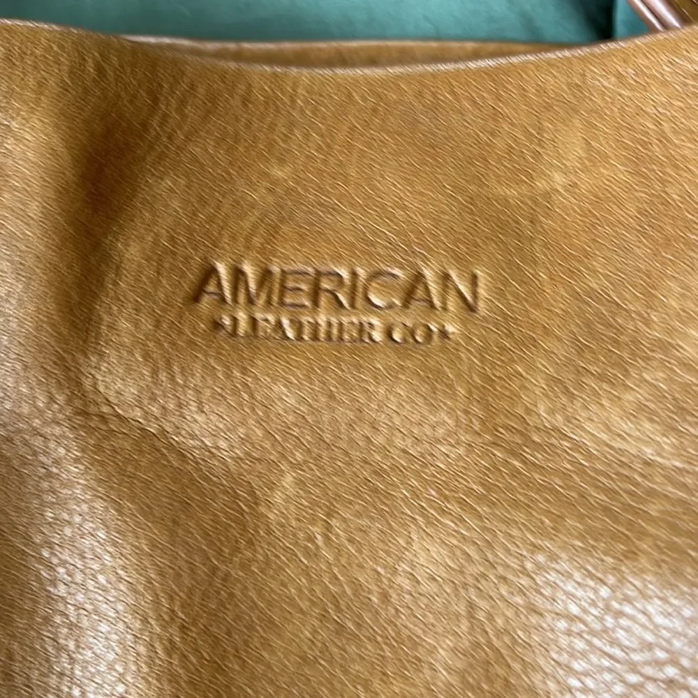 American Leather Co Tan Lenox Shoulder Bag